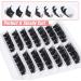 Lash Clusters Kit DIY Extension - Fluffy Cluster Lashes Set for Individual Eyelash Extensions with Glue & Remover by ALICE F - Buy Online on GoSupps.com