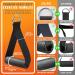 Buy Resistance Band Bar - 500 LBS Strength Training Kit with 4 Heavy Bands | Portable Home Workout Equipment for Chest Press Deadlift Squats and Curls | Detachable Bar (38.58 ) - Silver - Buy Online on GoSupps.com