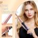Premium Curling Iron Set with 5 Interchangeable Barrels & Hair Brush - Perfect Gift for Women | Ceramic Tourmaline Curling Wand for Salon-Worthy Waves - Buy Online on GoSupps.com