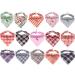 Lionet Paws Dog Bandana | Triangular Headscarf for Small Medium & Large Dogs | Pink Checkered | Pack of 1 - Buy Online on GoSupps.com