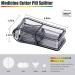 Pill Cutter - LRLXE Pill Splitter for Small or Large Pills with Blade Guard - Grey | Safety Medicine Slicer for Medication & Vitamins - Buy Online on GoSupps.com