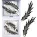 Human Hair Fake Eye Brows Handmade Adhesive False Eyebrows Realistic Crocheted Eyebrows for Halloween Masquerade Costume Cosplay Frifer Eyebrows4 - Buy Online on GoSupps.com