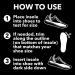 KIWI Barefoot Shoe Insoles - All Day Support, Odor Resistant, Moisture Absorbent - Men 4.5-12.5 Black (315284) - Buy Online on GoSupps.com