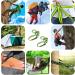 FFOBC 2-Piece Nylon Climbing Loop - 23kN 19mm Wide Climbing Rope Band for Outdoor Climbing Yoga Hammock Abseiling & Tree Climbing (60-120cm) - Buy Online on GoSupps.com