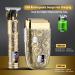 RESUXI Hair Clippers & Electric Razor Set - Cordless Trimmers Grooming Kit with LCD Display, Waterproof Design, 2 Foil Heads, 2 Speeds - Gold - Buy Online on GoSupps.com