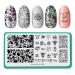 Maniology Moo-velous Nail Stamping Plate Cow Spots Nail Art Designs Cow-Theme Animal Manicure