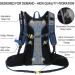 NEVO RHINO Insulated Hydration Backpack with 3L Water Bladder - Ideal for Hiking, Cycling, Running, Camping - Blue - Buy Online on GoSupps.com