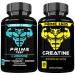 Prime Labs L Arginine (60 ct) + Creatine Capsules (120 ct)