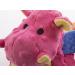 GoDog Dragons Squeaker Plush Dog Toy - Chew Guard Technology - Durable & Chew Resistant - Multiple Styles & Sizes - Large Coral - Buy Online on GoSupps.com