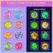 Chunky Glitter & Glow in the Dark Set 16 Colors Holographic Body Glitter for Makeup Face Body Nail & Hair Perfect for Concerts Festivals & Raves - Buy Online on GoSupps.com