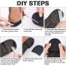 Handmade Durable Rubber Shoe Replacement Sole - Black Half Sole and Heels for Leather, Sports & Boots - Buy Online on GoSupps.com
