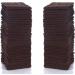 Simpli-Magic 79221 Brown Cotton Washcloths 12x12 24 Count - Soft and Absorbent Towels for Everyday Use - Buy Online on GoSupps.com