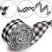 Christmas Ribbon Burlap Ribbon Buffalo Plaid Ribbon Ribbon Wired Wrapping Ribbon for Xmas Gift Tree Gift Wreath Decoration Home Decoration Gift Packaging DIY Crafts (4 ROLLS) - Buy Online on GoSupps.com