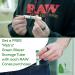 RAW Cones 98 Special 50 Pack - Slow Burning Pre Rolled Cones with Tips, All Natural RAWthentic, Holds 1 Gram - Green Blazer Tube Included - Buy Online on GoSupps.com