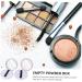 Healeved 2pcs Dispensing Empty Toner Cosmetic Pot Finish Powder Jar Loose Powder Compact Glass - Buy Online on GoSupps.com