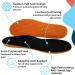 HUHV HEALIUM Pod Tech Recovery Shoe Insoles - Black/Orange Boost for Men (Size 8) & Women (Size 10) - International Shipping Available - Buy Online on GoSupps.com