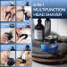 6 in 1 Waterproof Head Shaver for Bald Men | Cordless Electric Shavers for Head & Face - Blue - Buy Online on GoSupps.com