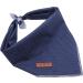Lionet Paws Dog Bandana Headscarves - Blue Dotted Triangle Scarf (Pack of 1) | Stylish & Comfortable Dog Accessories for Every Occasion - Buy Online on GoSupps.com