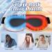 Cooling Gel 3D Sleep Eye Mask - Weighted Blackout Eye Mask for Dark Circles & Puffiness - Comfortable Reusable & Eyelash-Friendly - Relaxing Sleep in Pink - Buy Online on GoSupps.com