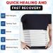 ITA-MED 8" Wide Breathable Abdominal Binder for Men | Post Surgery Tummy Tuck & Hernia Support | Body-Shaping Effect | Made in USA - White Large - Buy Online on GoSupps.com