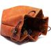 Brown Leather Lite Large Dice Bag with Wolf Design - Holds 400 16mm Polyhedral Dice - Stands Up, Faux Leather Exterior, Lined Interior - Buy Online on GoSupps.com