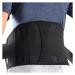 Oakye men women lower back support breathable orthopedic lumbar belt belts pain relief lumbar set belt for herniated disc sciatic skilliaosis (color: black size: black L/large