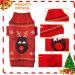 Buy Christmas Dog Turtleneck Sweater Warm Knitwear for Pets | Cozy Winter Dog Coat Costume (Red M) - Buy Online on GoSupps.com