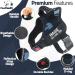 Shop Pawpawify XX-Large Dog Harness - No Pull Personalized Durable Blue Camouflage for Training & Walking (33-46in Chest) - Buy Online on GoSupps.com
