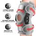 Hinged Knee Brace for Meniscus Tear - Adjustable Support Removable Metal Hinges & Stabilizers for ACL MCL Recovery - XL/2XL/3XL Grey - Buy Online on GoSupps.com