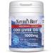 High Strength Cod Liver Oil Capsules 1000mg | 180 Capsules | One-A-Day | 6 month's Supply | Taste Free | Omega 3s with Vitamin D3 10 g | UK Made | 5-Stage Purification Process