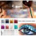 Cosmetic Body Glitter Powder Cosmetic Grade Body Glitter | with Gel Glue & Paint Brush Glitter Glitter for Regular Super Flash Glitter - Buy Online on GoSupps.com