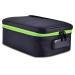 Polyester Zippered Travel Case with Lock Combination, Water Repellent Case with Interior Dividers, Interior Mesh Pockets, 8.5x3.5x6.5 8.5 x 3.5 x 6.5