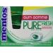Mentos gum Pure Fresh Velcro Pack Spearmint 24g Pack of 10 - Buy Online on GoSupps.com