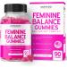 DORADO NUTRITION Feminine Balance For Women Gummies & PMS Gummies (90 Gummies) - Natural Hormone Balance for Women - Cramps Bloating Mood Swings Hot Flashes - Formulated with Cranberry Dong Quai & Chasteberry