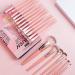 MAANGE 20Pcs Premium Synthetic Makeup Brush Set with Gift Box in Pink - Ideal for Foundation, Face Powder, Blush, and Concealers - Buy Online on GoSupps.com