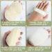 Zittop 2 Pack Natural Luffa and Terry Cloth Exfoliating Loofah Sponge Pads - Body Scrubber for Spa Bathing and Shower - Buy Online on GoSupps.com