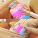 NAANLE Blue Pink Wood Heat Bottle - 1L Transparent Hot Water Bottle for Bed Hand & Feet Warmer | Pain Relief & Cold Therapy - Buy Online on GoSupps.com