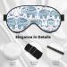 Boho Elephant Sleep Mask - Adjustable & Breathable Eye Mask for Comfortable Sleep | International Shipping Available - Buy Online on GoSupps.com