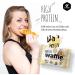 GO FITNESS 12 x 50 g high protein waffles - vanilla waffles extremely delicious and freshly baked - healthy energy bar for muscle building - protein bar 12 g protein - Buy Online on GoSupps.com