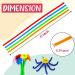 Wateza 460 Pipe Cleaners + 100 Googly Eyes | Assorted 30 Colors Craft Chenille Stems - Multicolor DIY Craft Supplies - Buy Online on GoSupps.com