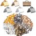 BronaGrand 600Pcs Alloy Ribbon Clamps Ends for DIY Crafts - Mixed Colors Jewelry Findings for Choker & Anklets - Buy Online on GoSupps.com
