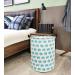 HIYAGON Canvas Fabric Laundry Baskets - Collapsible Clothes Hamper (2 Pack) Blue Elephant Design - Buy Online on GoSupps.com