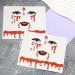 3D Red Glitter Halloween Face Stickers - Temporary Diamond Art for Kids & Adults | Perfect for Halloween Parties - Buy Online on GoSupps.com