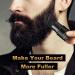 Beard Dye for Men Beard Filling Stick Repair Scatters Waterproof with Brush Moustache Enhancer Fill Pen for Men Black - Buy Online on GoSupps.com