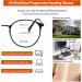 Multifocal Transition Photochromic Progressive Reading Glasses - Blue Light Blocking Metal Multifocus Readers for Men & Women - 2.5x in Black - Buy Online on GoSupps.com