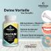 High Dose Calcium + Vitamin D3 Supplements - 600mg Calcium Carbonate & 400 IU Cholecalciferol - 120 Vegetarian Tablets - Dietary Supplement Made in Germany - Buy Online on GoSupps.com
