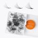 Eyesy Lash 500 Promade Fans | 16D 0.03 Size 18 mm Curl D | DIY Premade Lash Fans Mega Volume Lash Extensions Premade Fans Eyelash Extensions Fans Lash Fans Premade Eyelash Extensions Fans