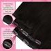 Youngsee Clip-In Extensions | Real Hair Brown 40 cm | Smooth Remy Hair Extensions (120g) - Dark Brown 7PCs - Buy Online on GoSupps.com