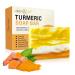 Dermaxgen Turmeric Soap Bar - Organic Ingredients For Face & Body Cleanser With Calendula, Aloe Vera, French Clay, Glowing Skin, Even Tones, Fades Scars, Sun Damage, Age Spots For Dull And Dry Skin (07 Oz) 7 Ounce