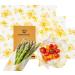 Reusable Beeswax Food Wrap 3-Pack - Eco-Friendly Biodegradable Sustainable Storage - Beeswax Paper Wraps in 3 Sizes (S M L) - Buy Online on GoSupps.com